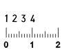 Zahlenstempel, Ziffernstempel 3 mm 4 stellig