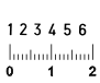 Zahlenstempel, Ziffernstempel 3 mm 6 stellig