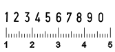 Ziffernstempel 4 mm 10 stellig