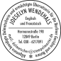 Preview: Stativstempel S2045 Siegelstempel 09