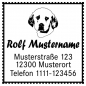 Preview: Motivstempel mit Motiv Jack Russel Welpe