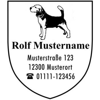 Motivstempel mit Motiv Beagle