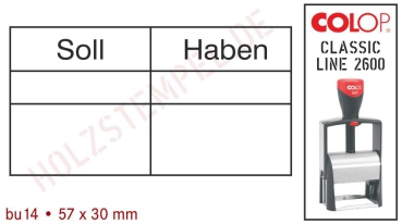 Buchungsstempel Stativstempel 14