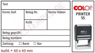 Buchungsstempel Printer 06