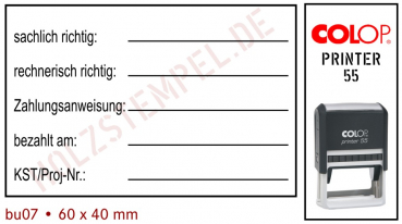 Buchungsstempel Printer 07