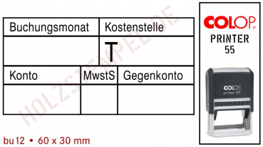 Buchungsstempel Printer 12