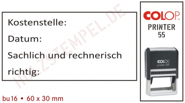 Buchungsstempel Printer 16