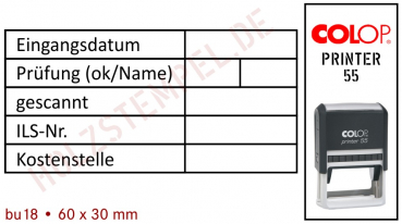 Buchungsstempel Printer 18