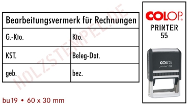 Buchungsstempel Printer 19