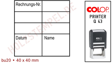 Kontierungsstempel 20