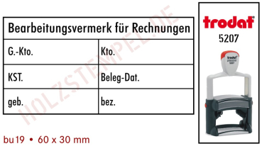Buchungsstempel Stativstempel 19