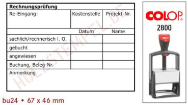 Buchungsstempel Stativstempel 24