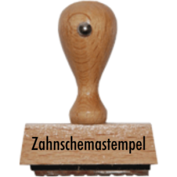 Holzstempel FDI-Schema 01