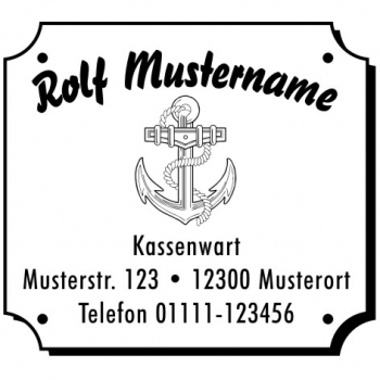 Anker Motivstempel