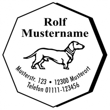 Motivstempel Dackel