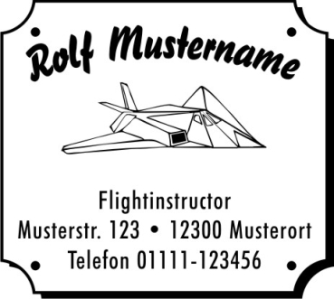 Motivstempel F 117