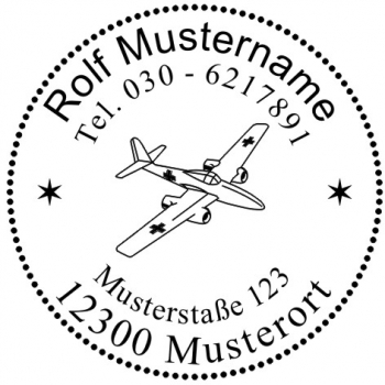 Motivstempel Me 262