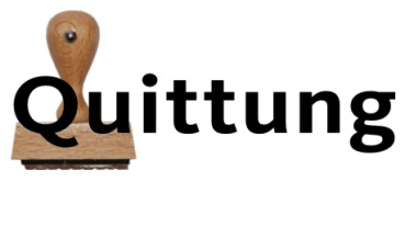Quittung Stempel