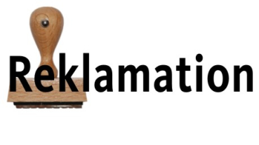 Reklamation Stempel