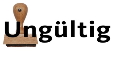 Ungültig
