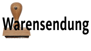 Warensendung Stempel