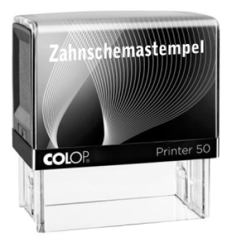 Zahnschemastempel Colop 50