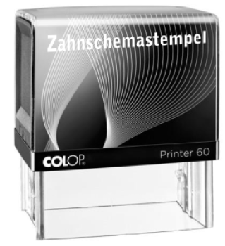 Zahnschemastempel Colop 60