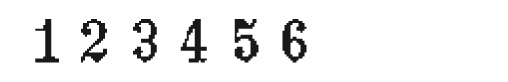 Paginierstempel B2 3,5 mm Antiqua