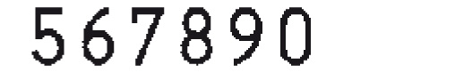 Paginierstempel B6K 5,5 mm Antiqua