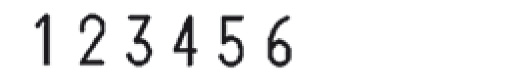 Paginierstempel B6K 4,5 mm Block