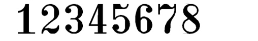Paginierstempel C1 4,5 mm 8 stellig Antiqua