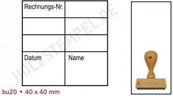 Buchungsstempel 20