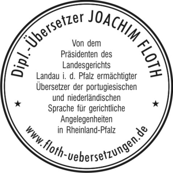 Dolmetscher- Übersetzerstempel 19