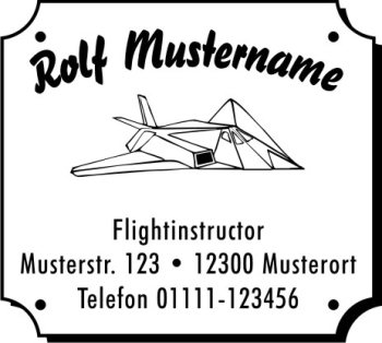 Motivstempel F 117