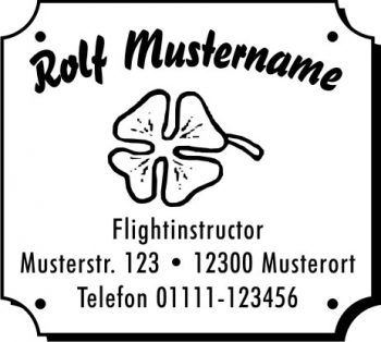 Motivstempel Kleeblatt