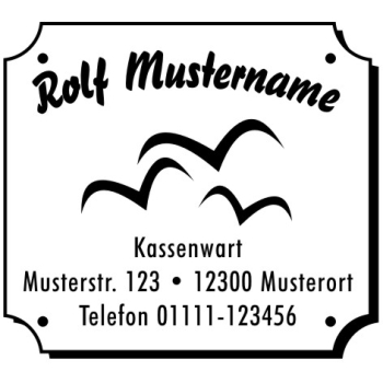 Motivstempel Möve