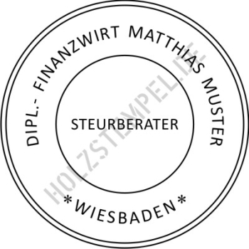 STEUERBERATER Siegel - S2045