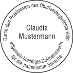 Stativstempel S2045 Siegelstempel 01