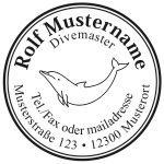 Delphin Motivstempel 04