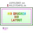Aufkleber rechteck 60 x 40 mm