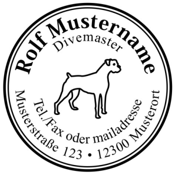 Boxer Motivstempel