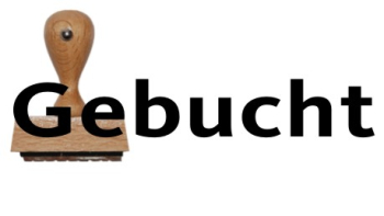 Gebucht Stempel