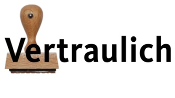 Vertraulich Stempel