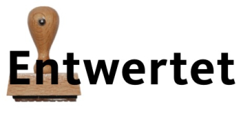 Entwertet Stempel